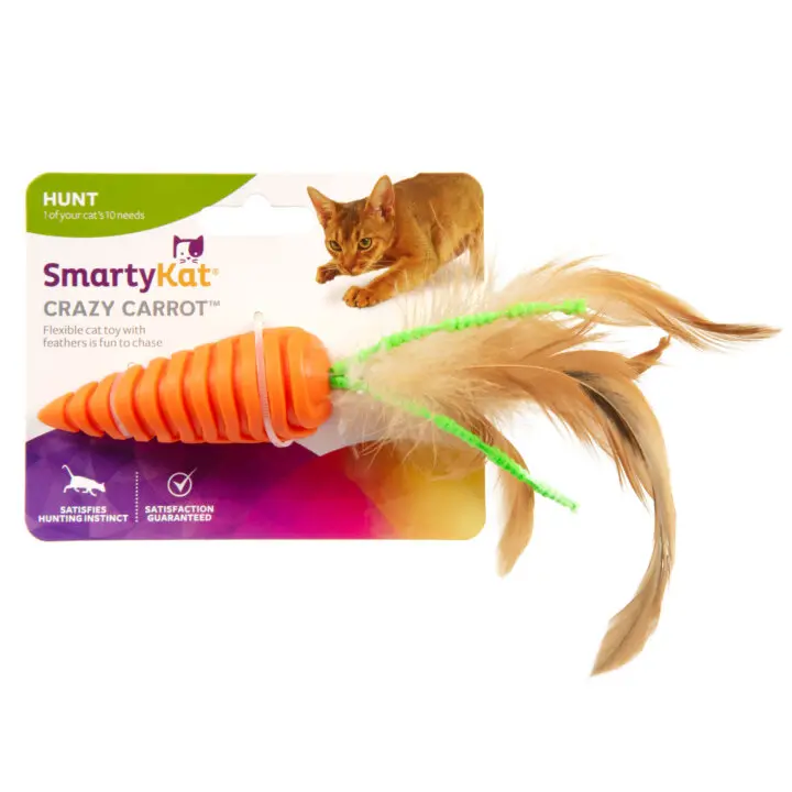 Carrot best sale cat toy