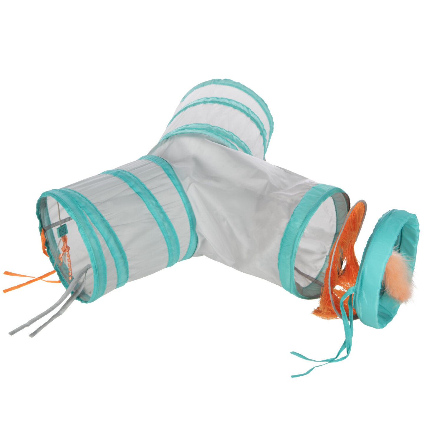 Fringe Frenzy Triple Tunnel™ Hideout & Activity Tunnel Cat Toy - SmartyKat