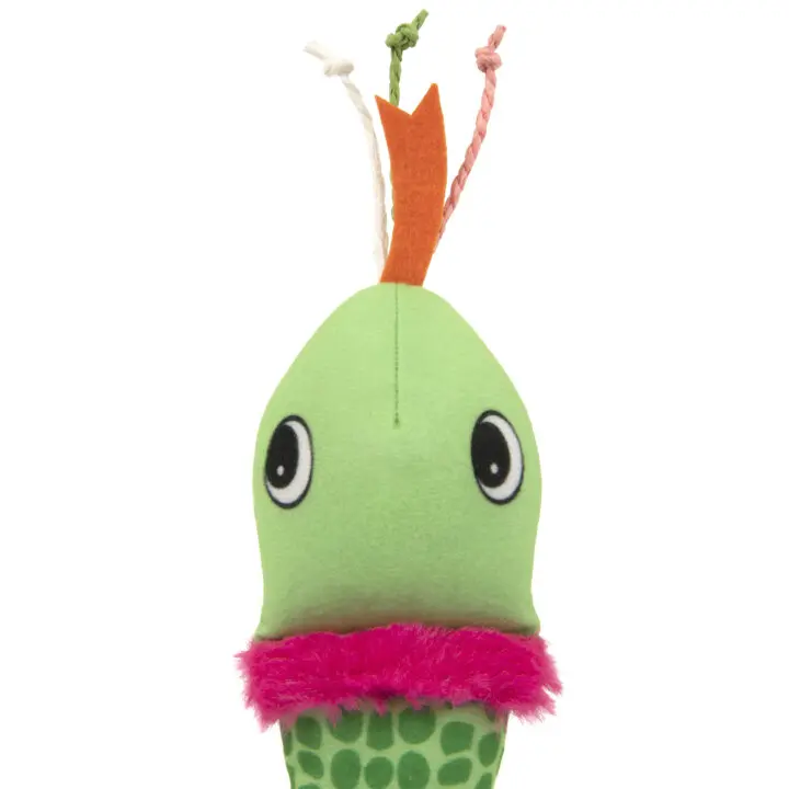 Crinkle Creeper™ Kicker Cat Toy With Catnip-Packed Tail - SmartyKat